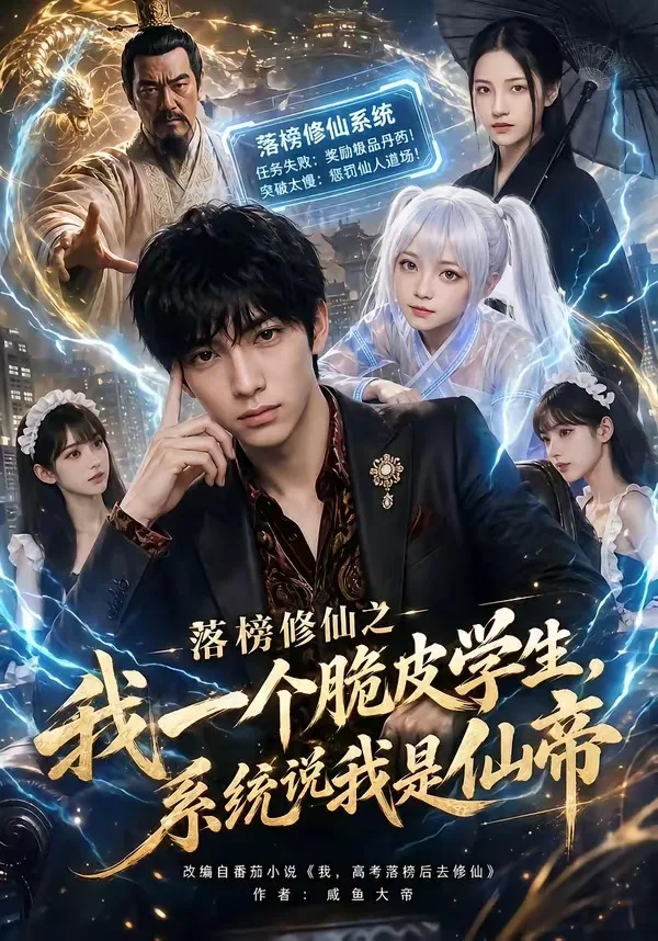 落榜修仙之我一个脆皮学生,系统说我是仙帝