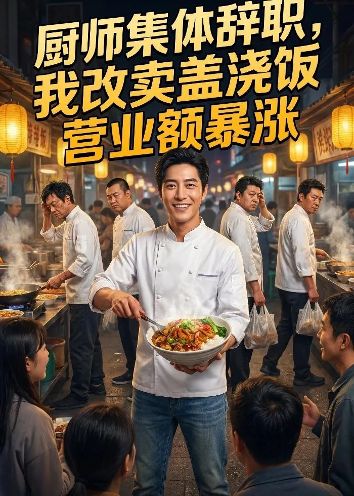 厨师集体辞职,我改卖盖浇饭营业额暴涨