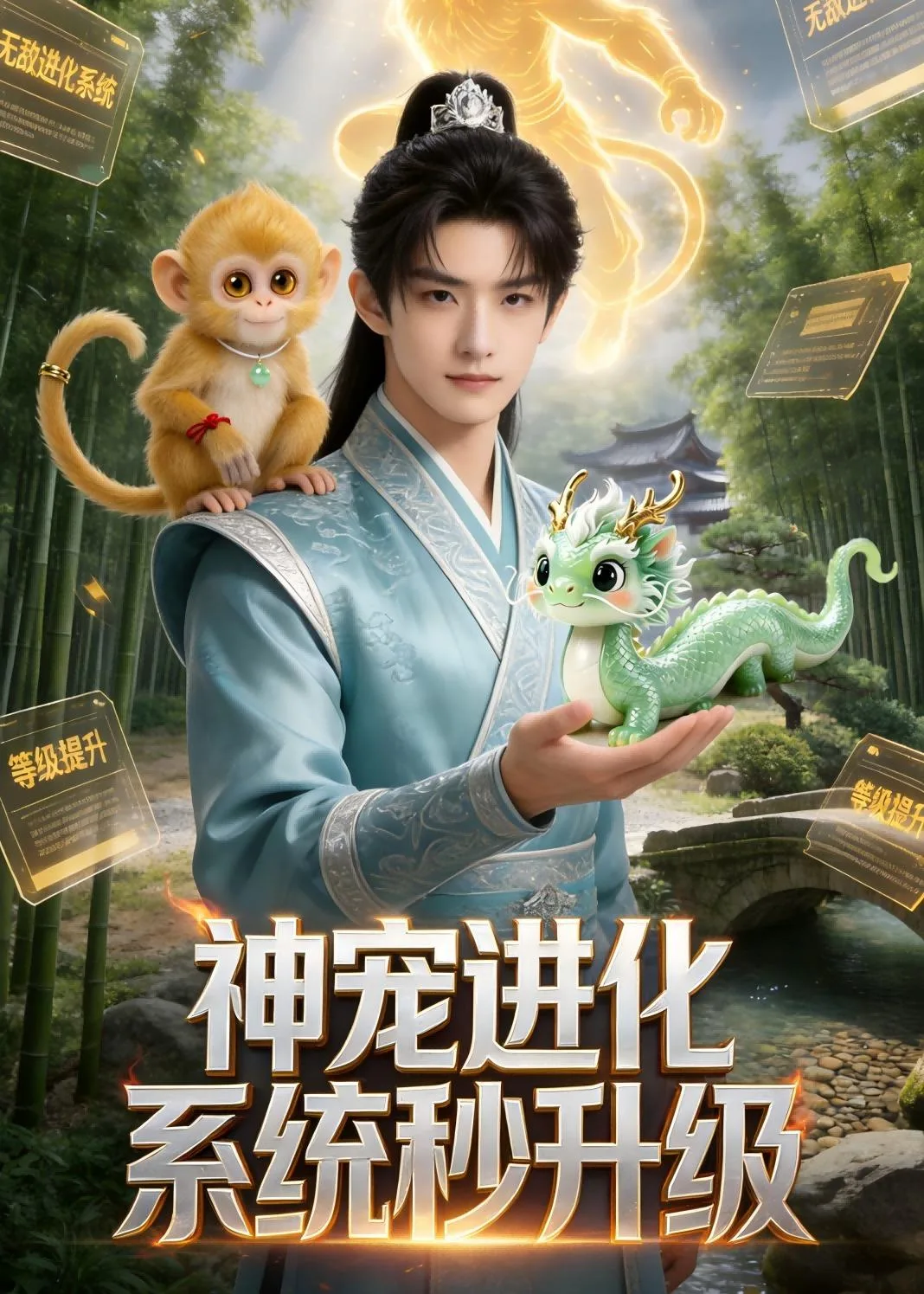 神宠进化系统,秒升级